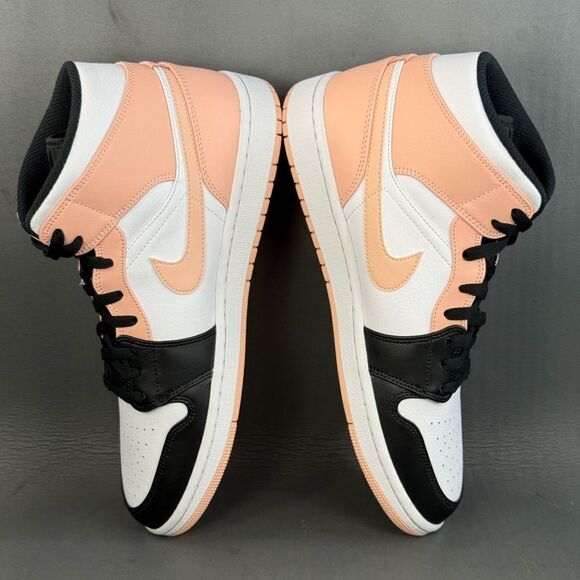 Jordan 1 Mid Arctic Orange Black Toe sneaker shoes men’s size 11 main image 4